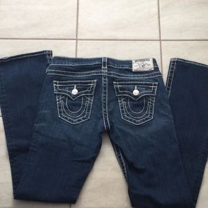TRUE RELIGION JEANS size 27 with 33 in inseam